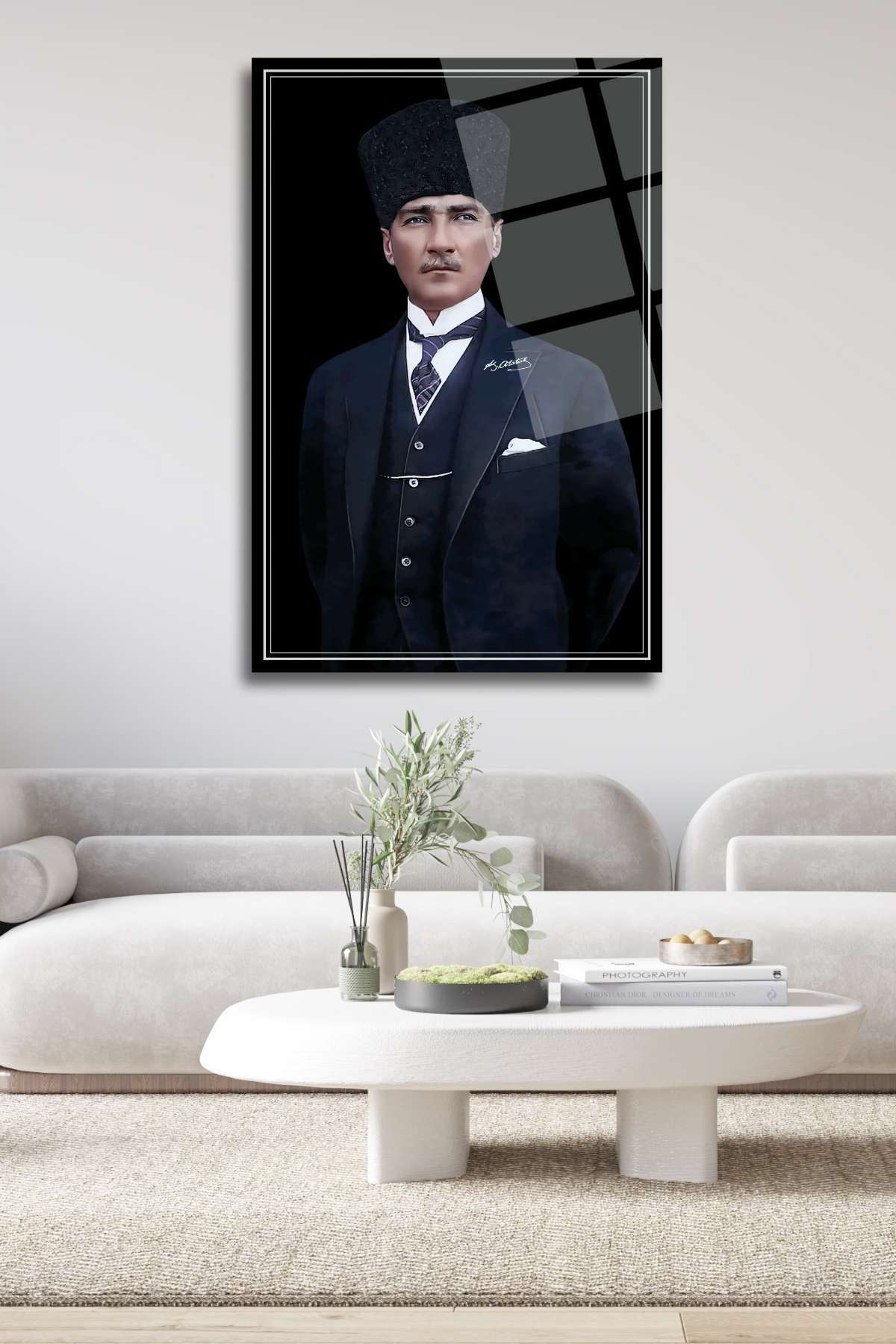 Mustafa Kemal Atatürk Tablosu, Kırılmaya Dayanıklı Cam Tablo 327