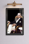 Mustafa Kemal Atatürk Cam Tablo 465 - 30 x 45