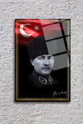 Mustafa Kemal Atatürk Cam Tablo 369 - 30 x 45