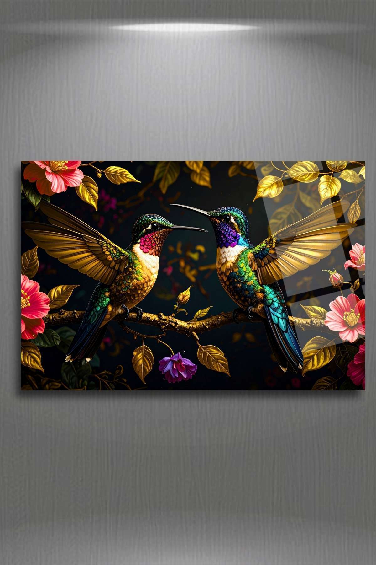 Sinek Kuşları Cam Tablo 290 - 30 x 45