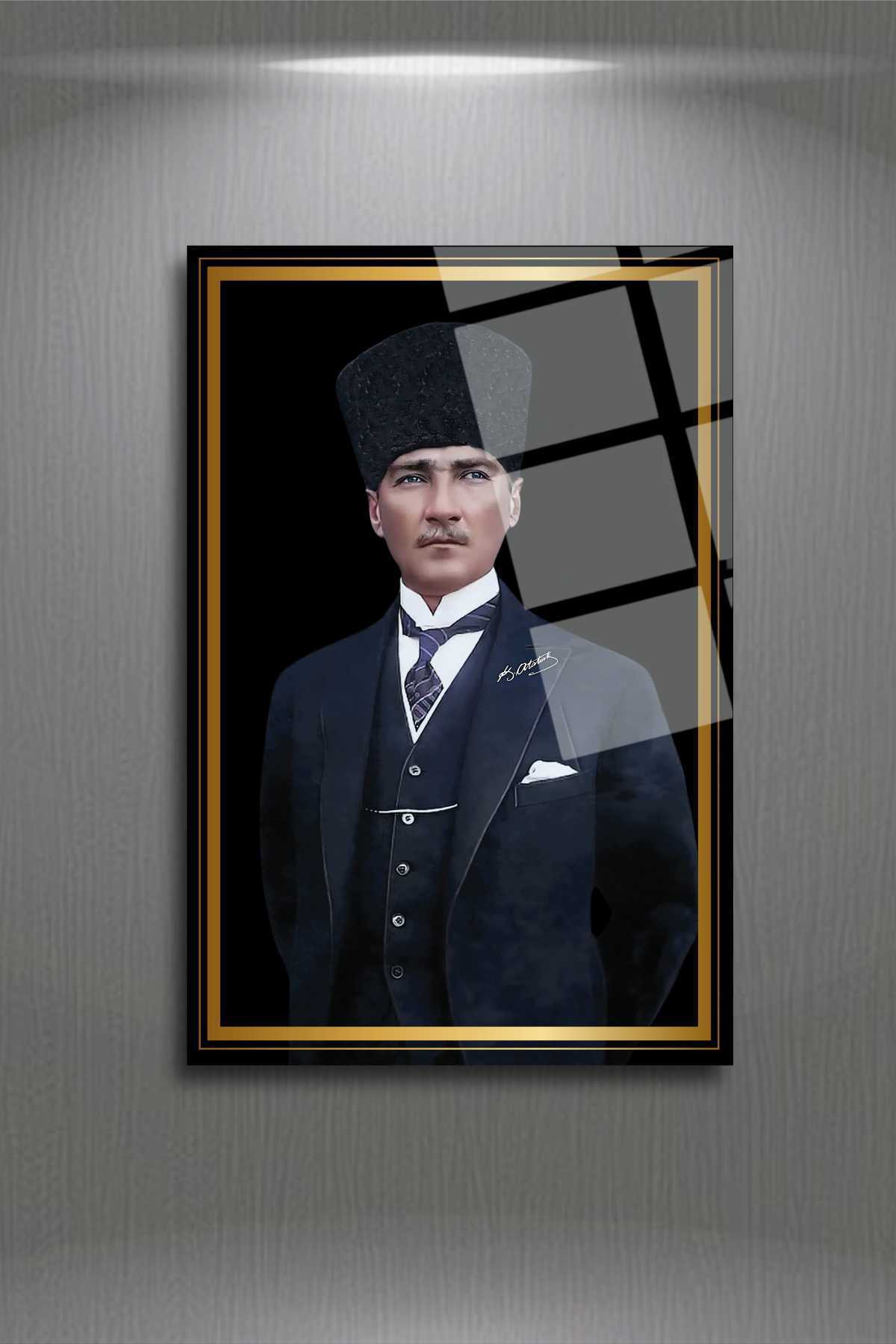 Atatürk Cam Tablo 265 - 30 x 45