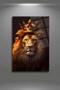 Aslan Tablosu, Aslan Kral Cam Tablo 298 - 30 x 45