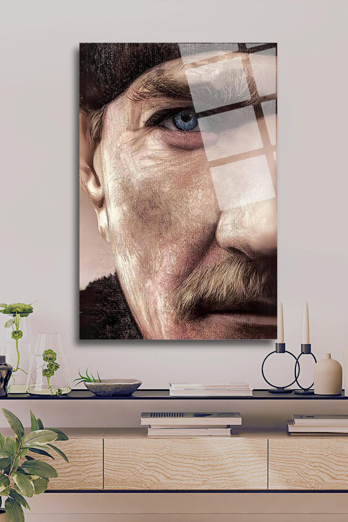 Atatürk Cam Tablo 109 - 45 x 65
