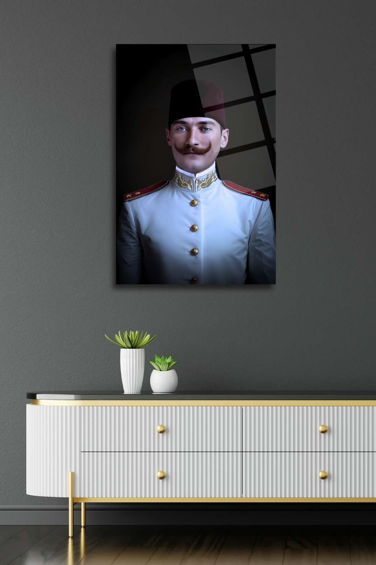 Mustafa Kemal Atatürk Cam Tablo 289