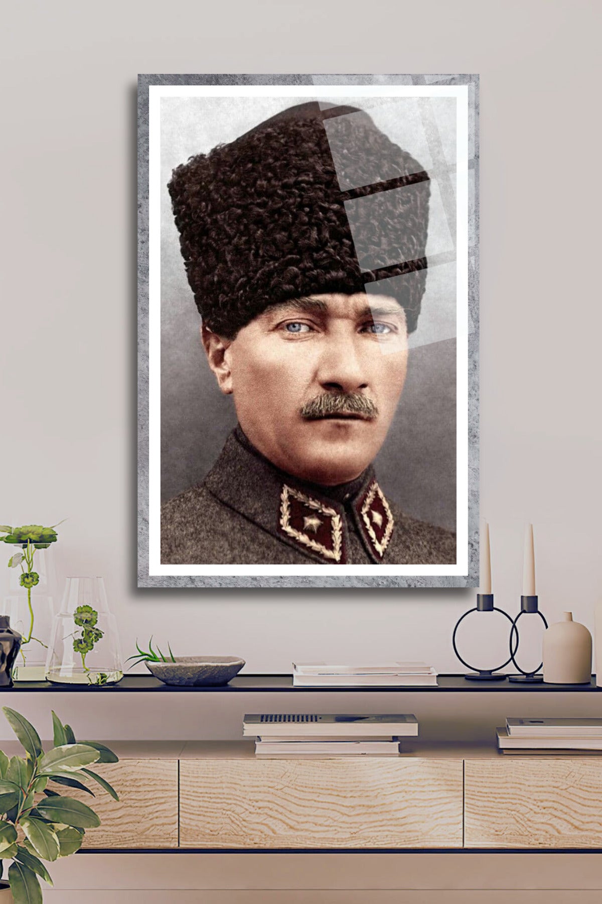 Mustafa Kemal Atatürk , Cam Tablo 145 - 45 x 65