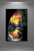 Günbatımı Modern Cam Tablo 293 - 30 x 45