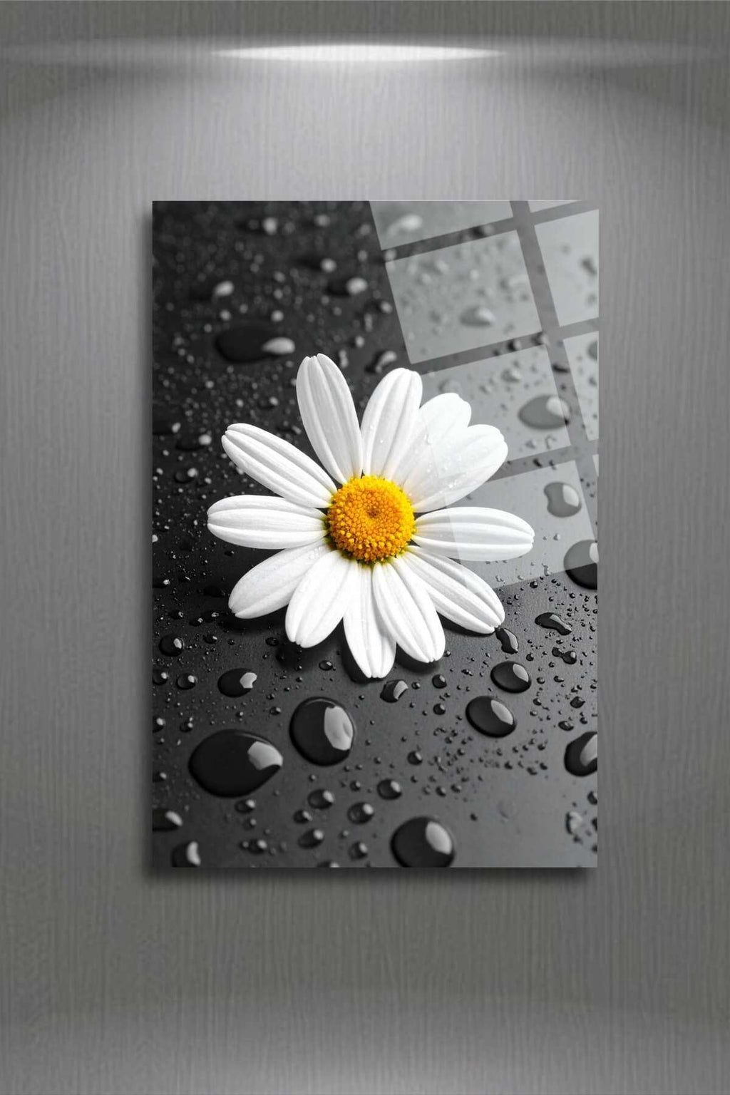 Papatya Dekoratif Cam Tablo 302 - 30 x 45