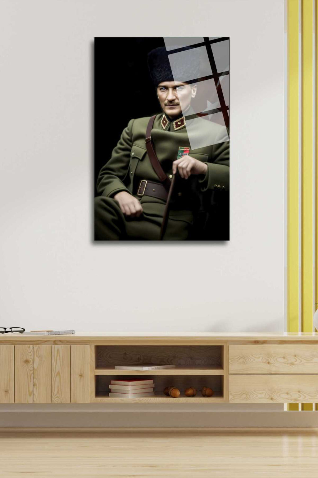 Atatürk Cam Tablo HMDS0006