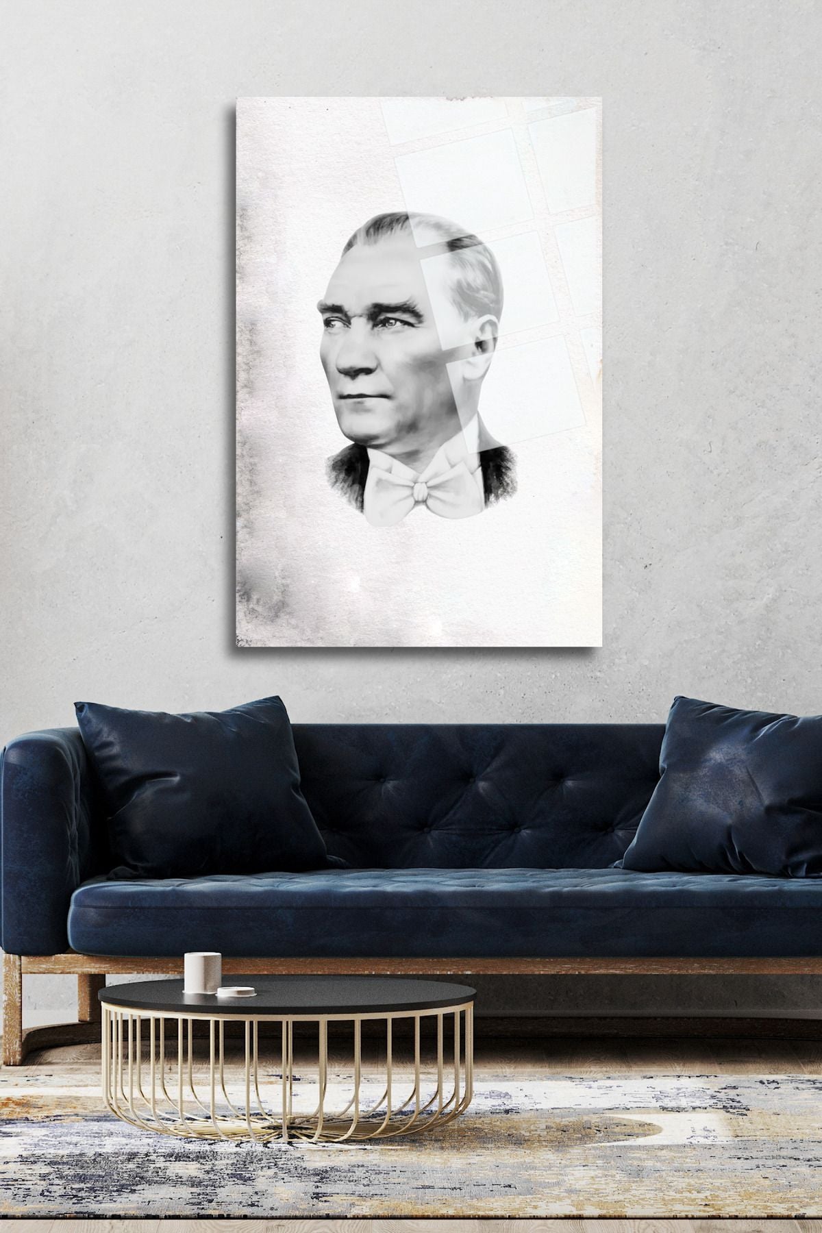 Atatürk Cam Tablo HMDS0032