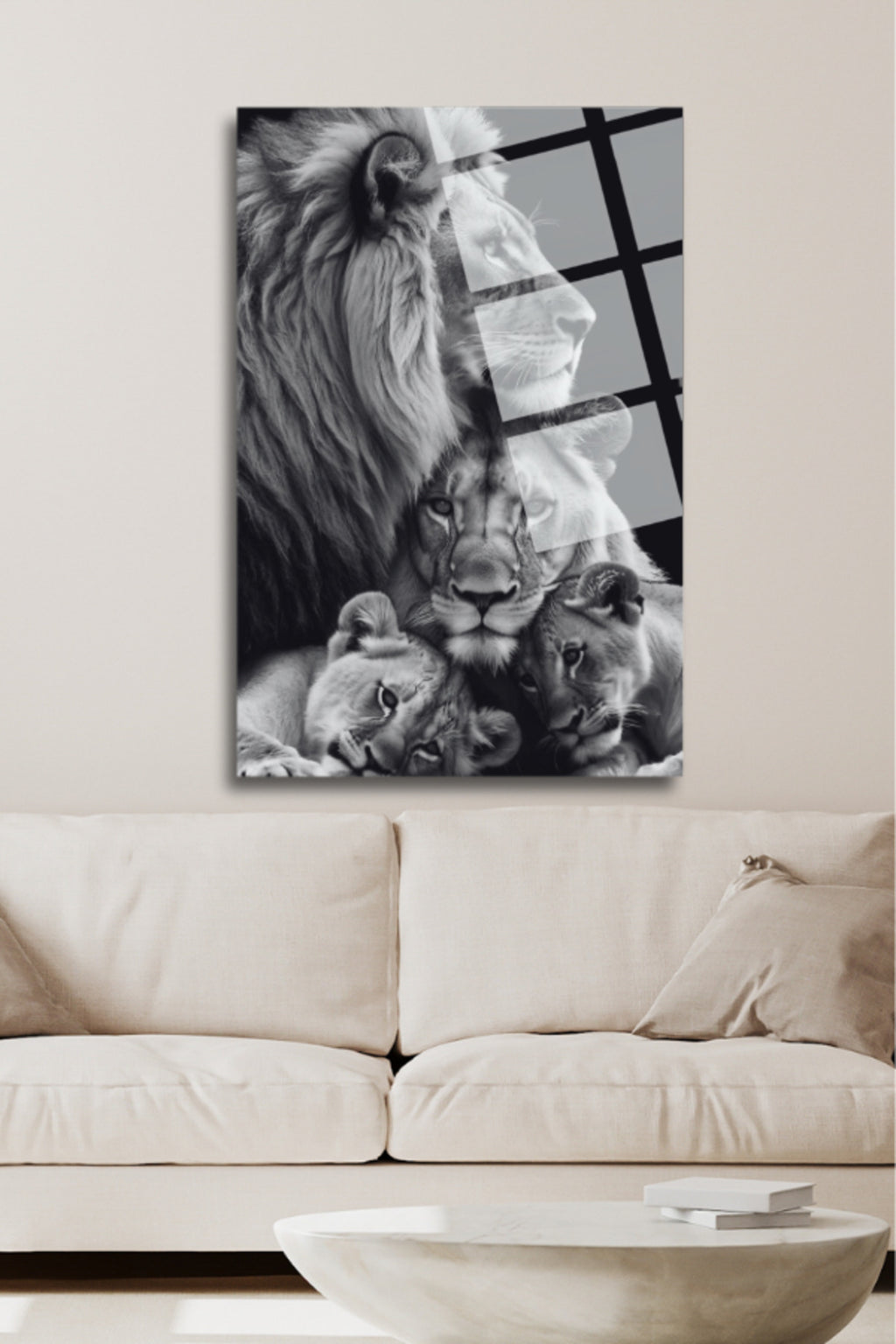 Aslan Ailesi, Lion Family Cam Tablo HMDS0201