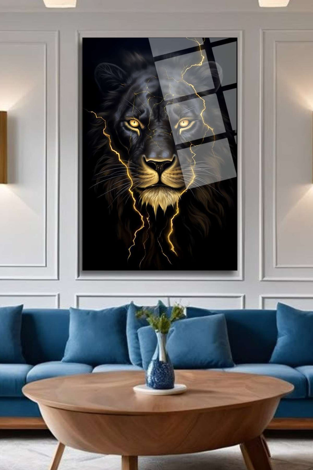 Aslan Tablosu, Kırılmaya Dayanıklı Cam Tablo HMDS0246