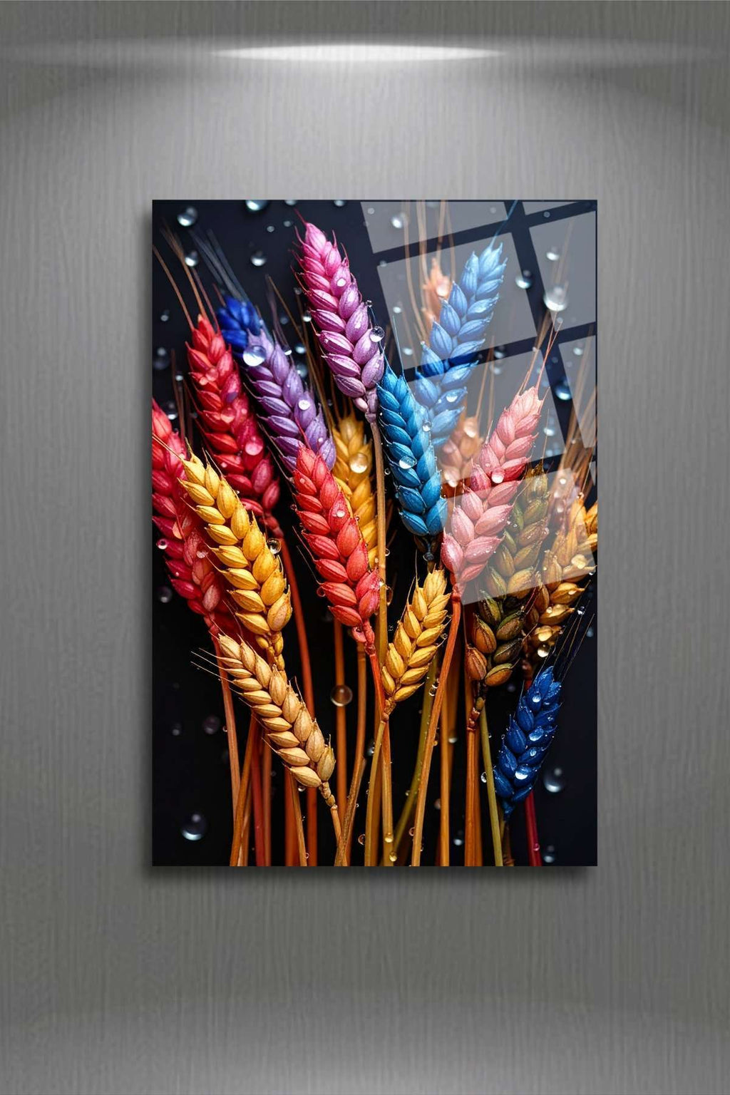 Buğday Başakları Cam Tablo 301 - 30 x 45