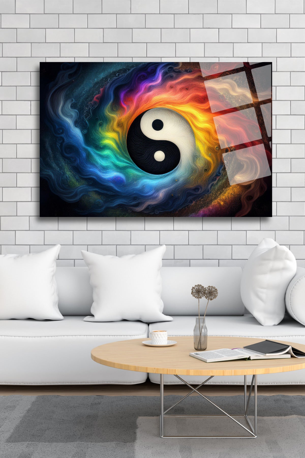 Yin Yang Cam Tablo HMDS0126
