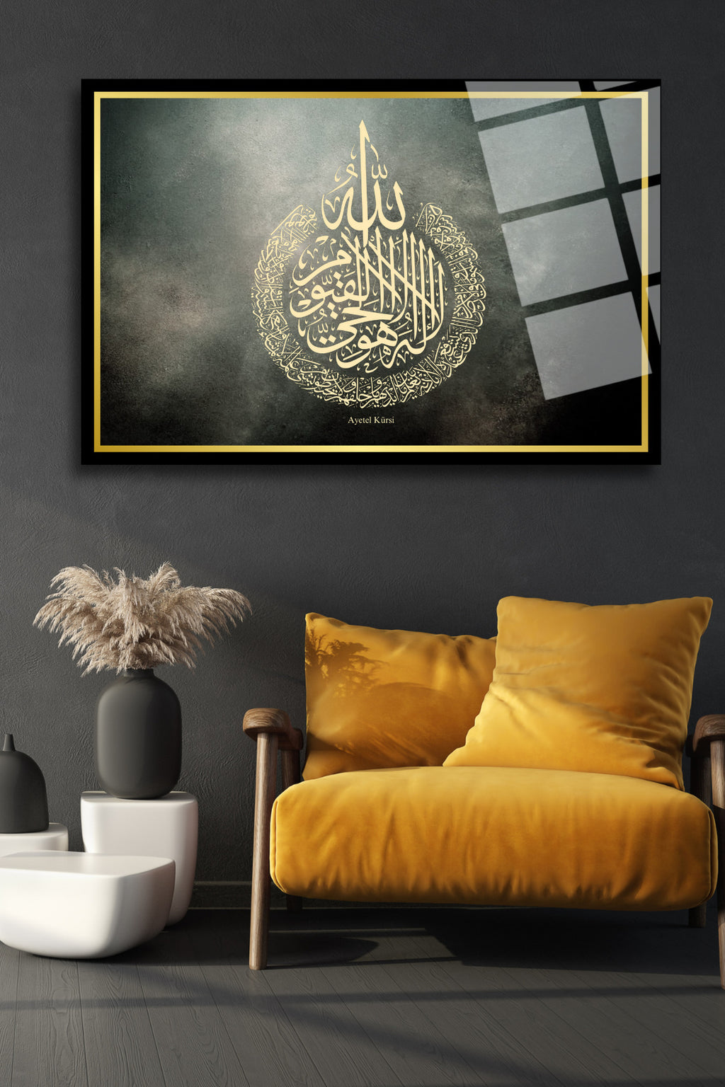 Ayetel Kürsi Cam Tablo 103 - 60 x 90