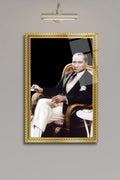 Mustafa Kemal Atatürk Cam Tablosu 320 - 30 x 45