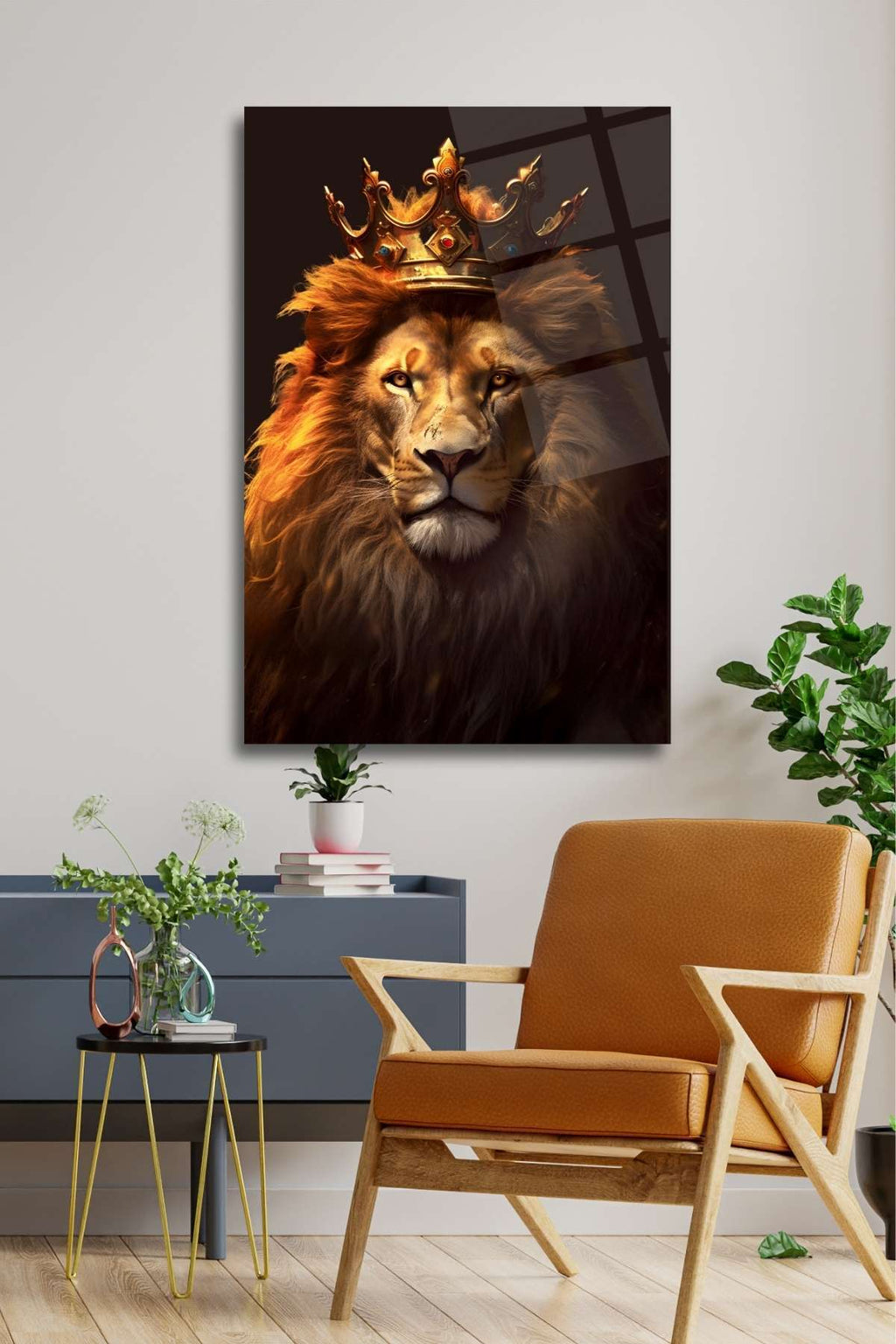 Aslan Tablosu, Aslan Kral Cam Tablo HMDS0298