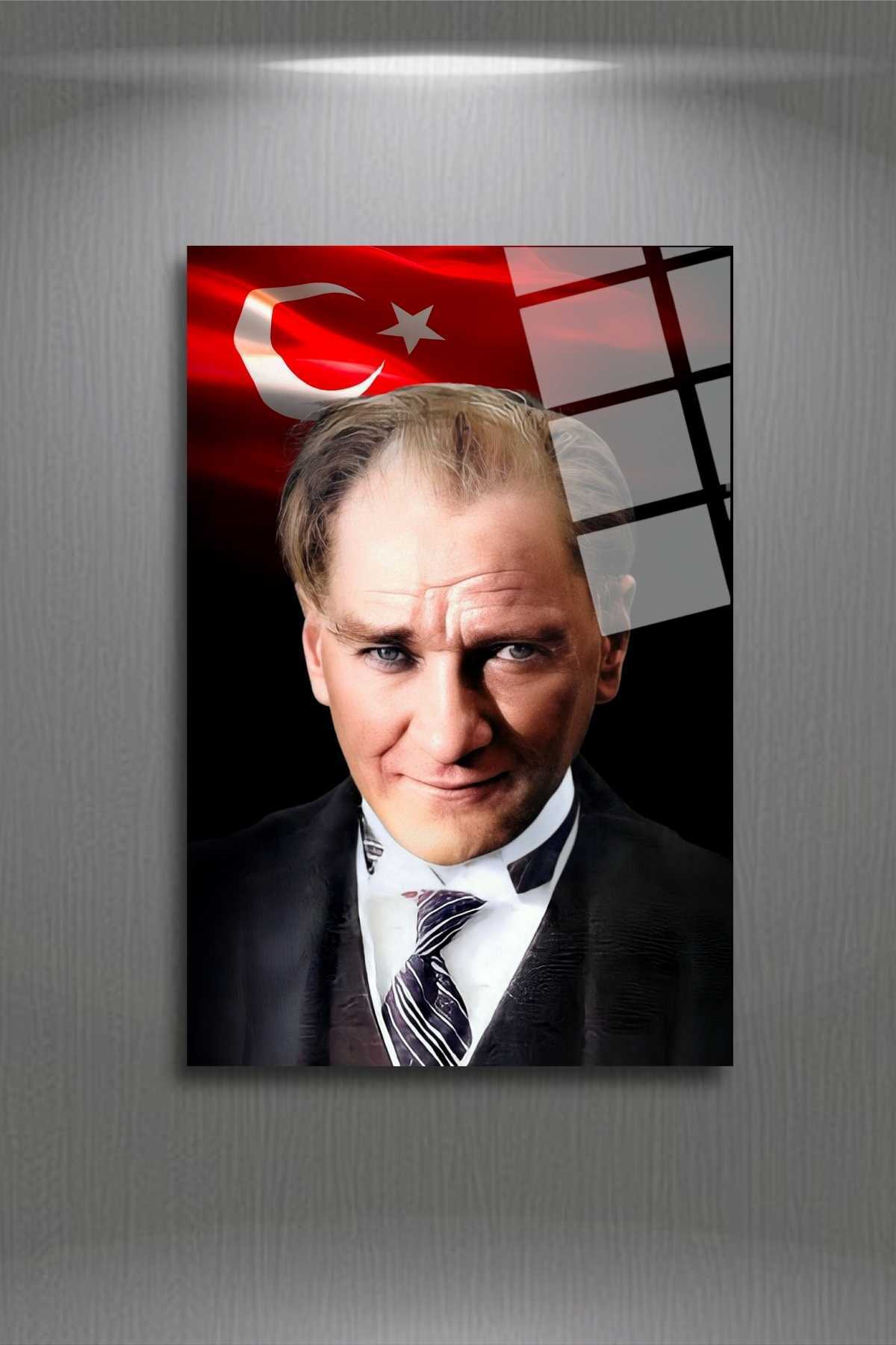 Atatürk , Cam Tablo 259 - 30 x 45