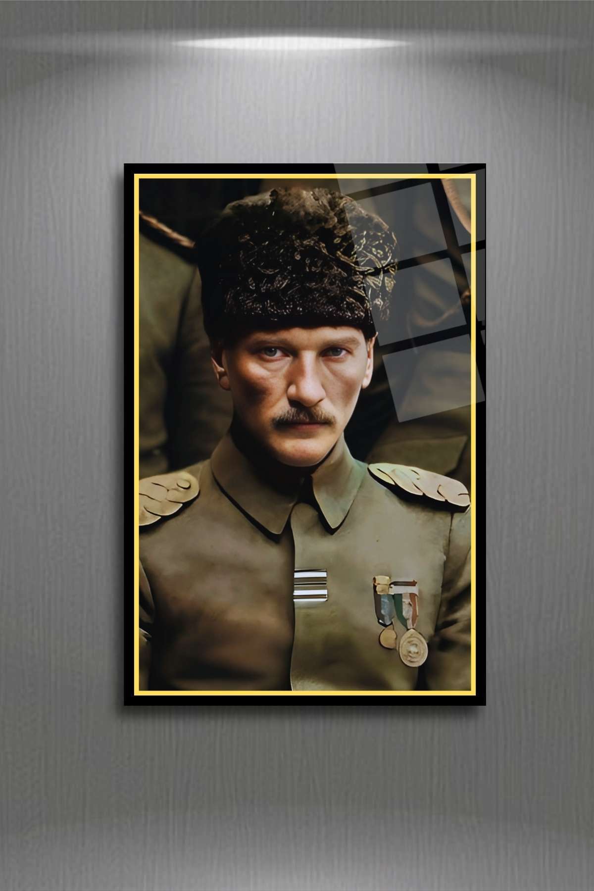 Mustafa Kemal Atatürk Cam Tablo HMDS0343