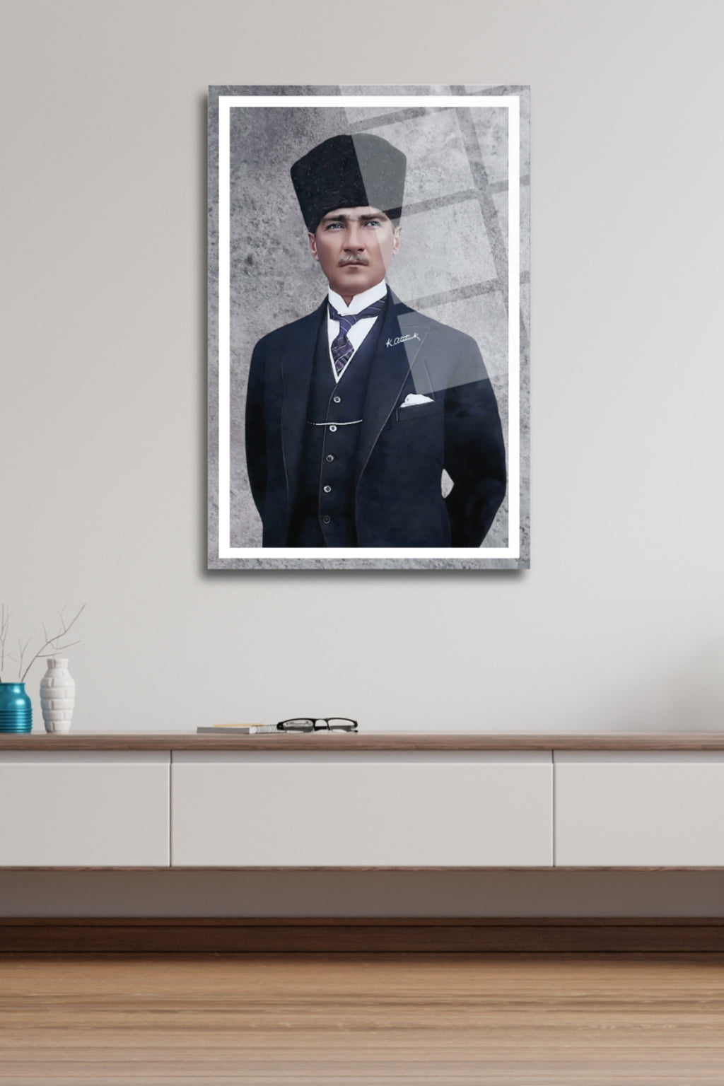 Mustafa Kemal Atatürk , Cam Tablo 149 - 45 x 65