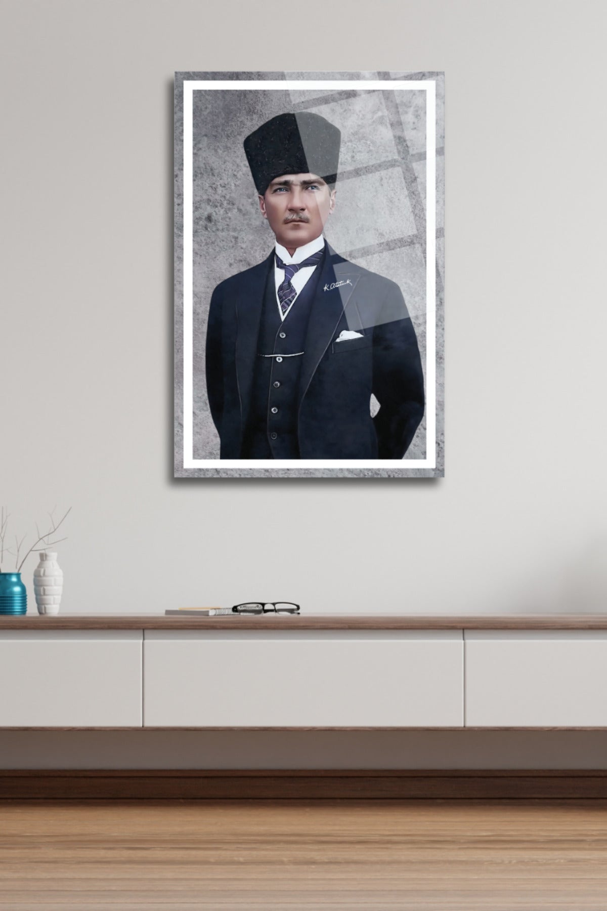 Mustafa Kemal Atatürk , Cam Tablo 149 - 45 x 65