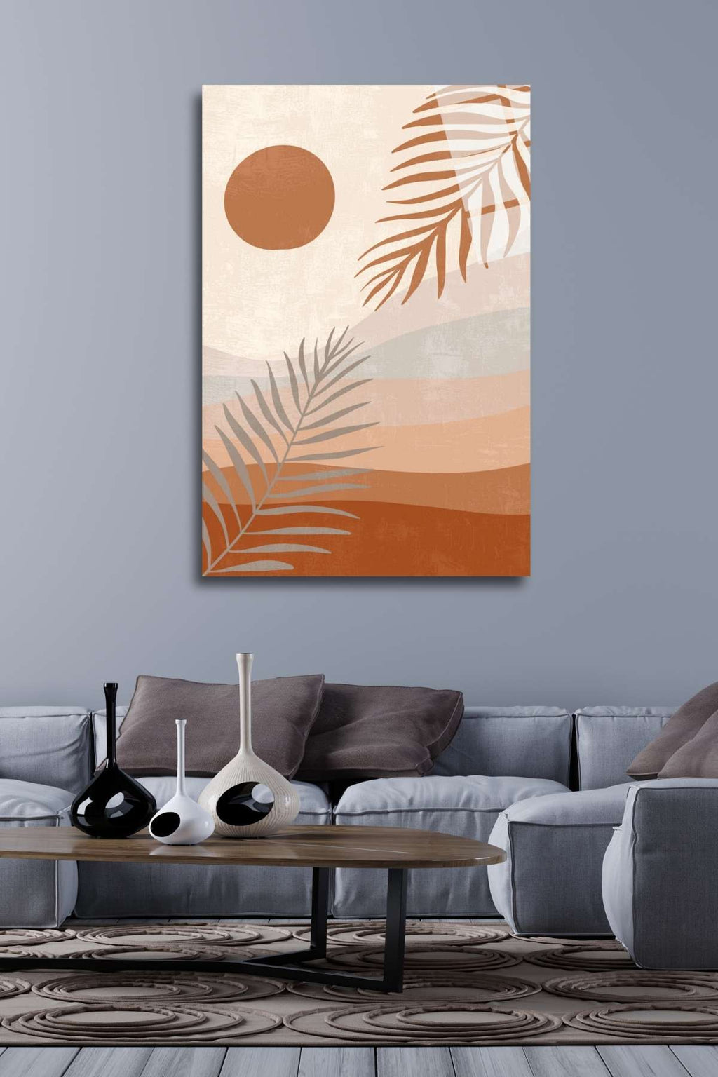 Bohem Tarzı Cam Tablo 346 - 60 x 90