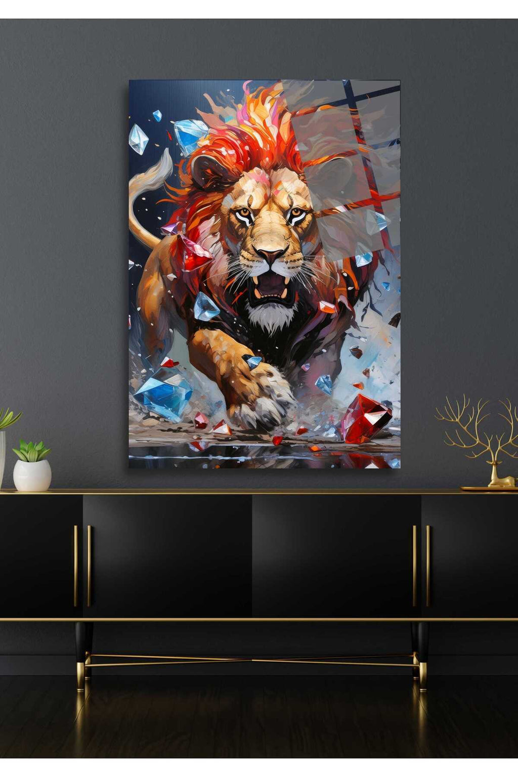Aslan Cam Tablo HMDS0076