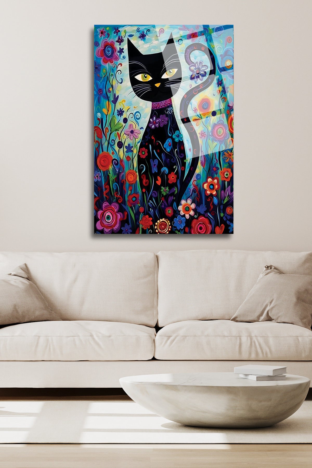 Kedi Cam Tablo 45 - 60 x 90