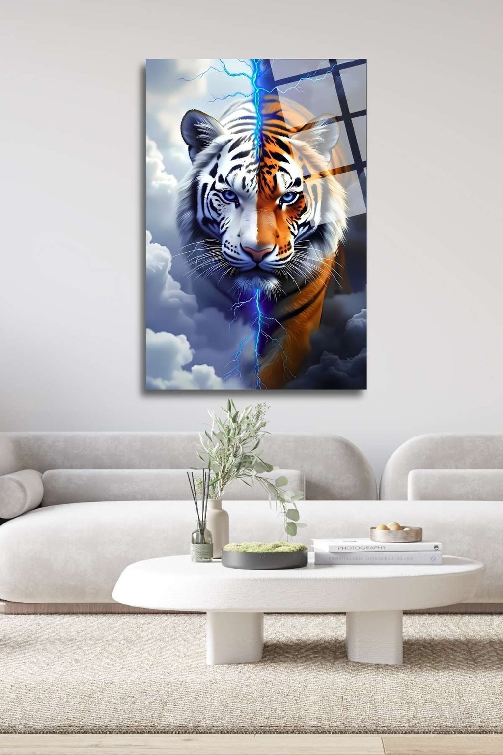 Kaplan Tablosu , Kırılmaya Dayanıklı Cam Tablo 335 - 60 x 90