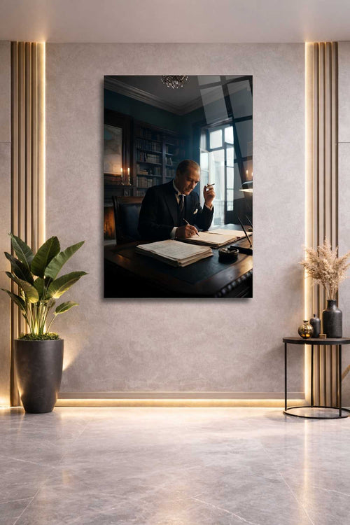 Mustafa Kemal Atatürk Tablosu, Kırılmaya Dayanıklı Cam Tablo 482