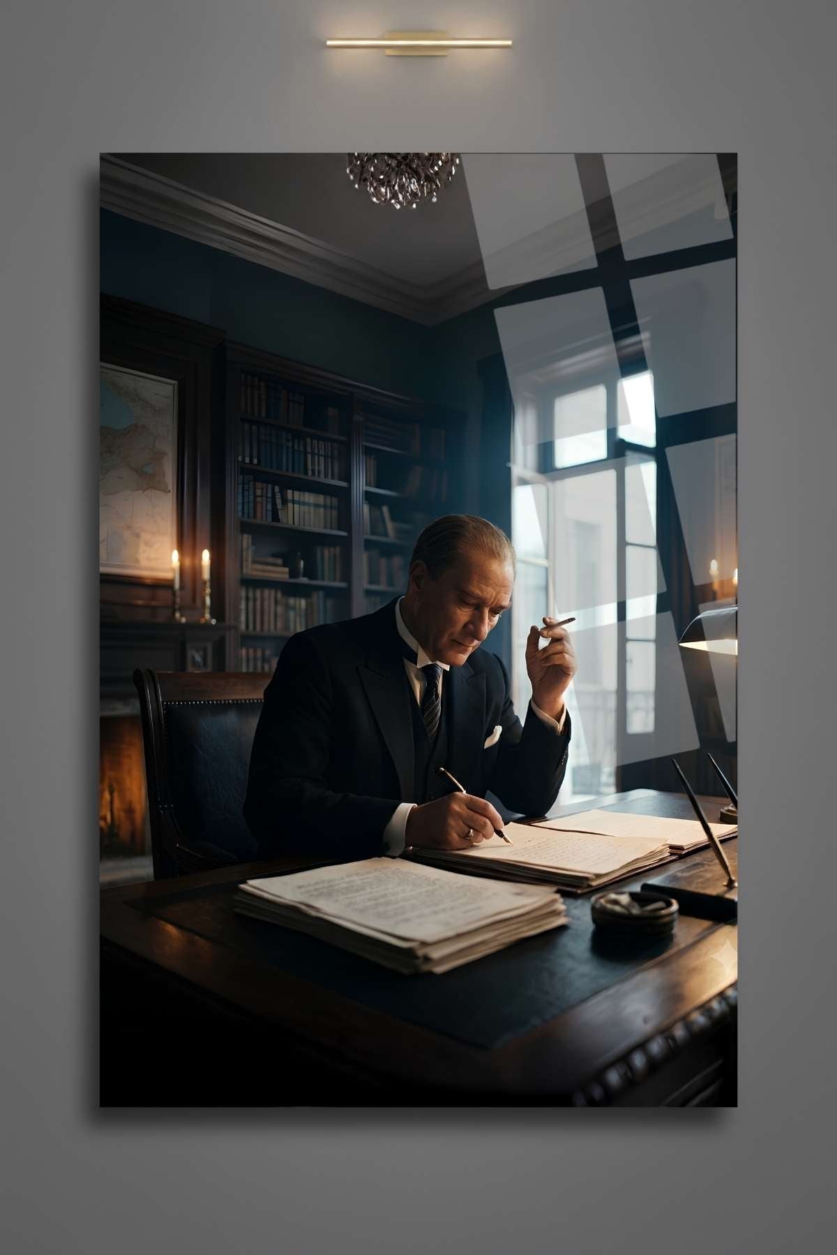 Mustafa Kemal Atatürk Tablosu, Kırılmaya Dayanıklı Cam Tablo 482